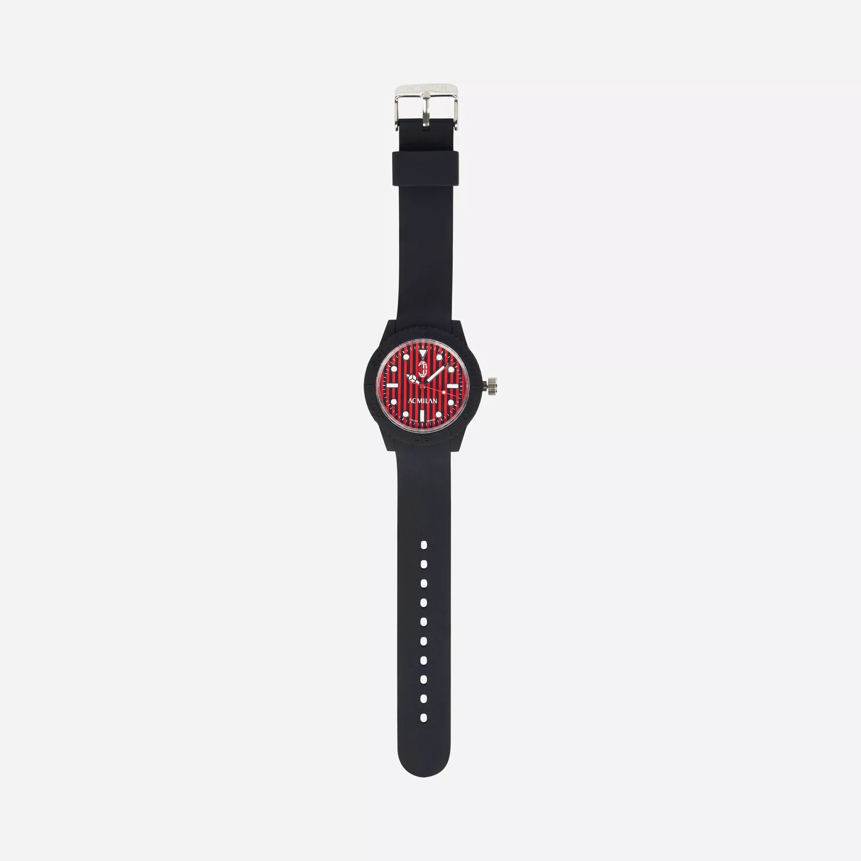 Ac Milan Black Watch With Red&black Dial - unisex