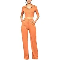 YouSexy Women's 2 Piece Outfits Sweatsuits, Short Sleeve Tops Wide Leg Pants Lounge Sets
