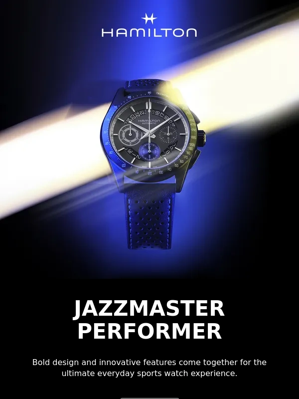 Hamilton Watch - New Jazzmaster Performer