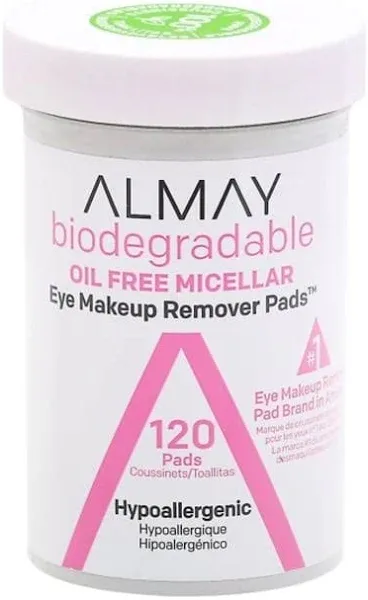 Almay Biodegradable Oil Free Micellar Eye Makeup Remover Pads