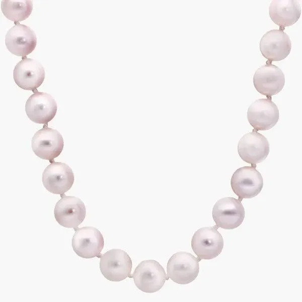 Blue Nile Classic Akoya Cultured Pearl Strand Necklace 18k White Gold