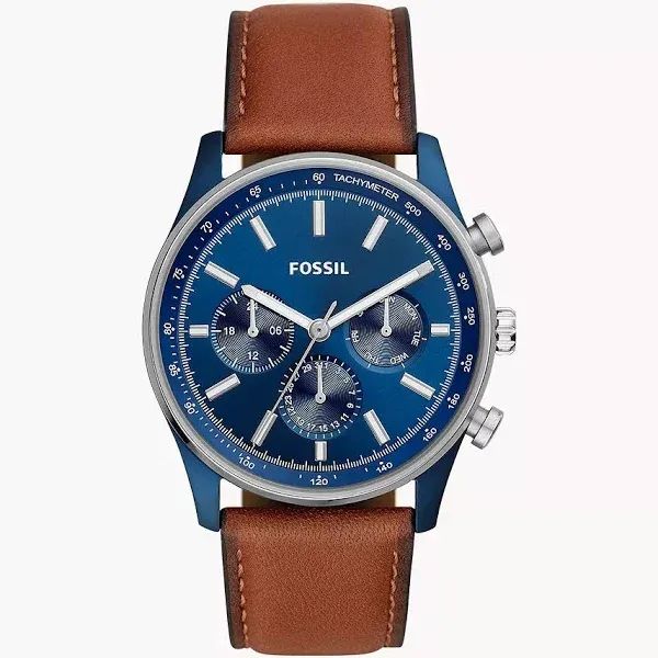 Fossil Men's Sullivan Multifunction Leather Watch