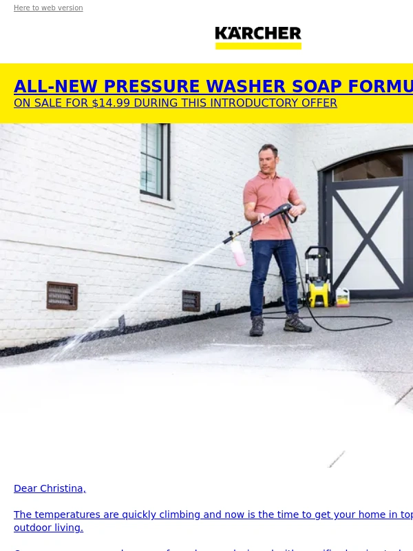 Karcher - ? All-New Pressure Washer Soap Formulas!