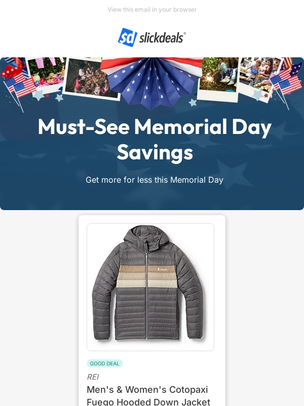 Slickdeals - These Memorial Day Discounts Won’t Last