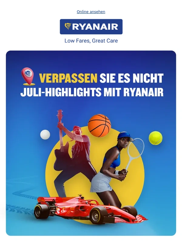 Ryanair - Unverzichtbare Events in Europa