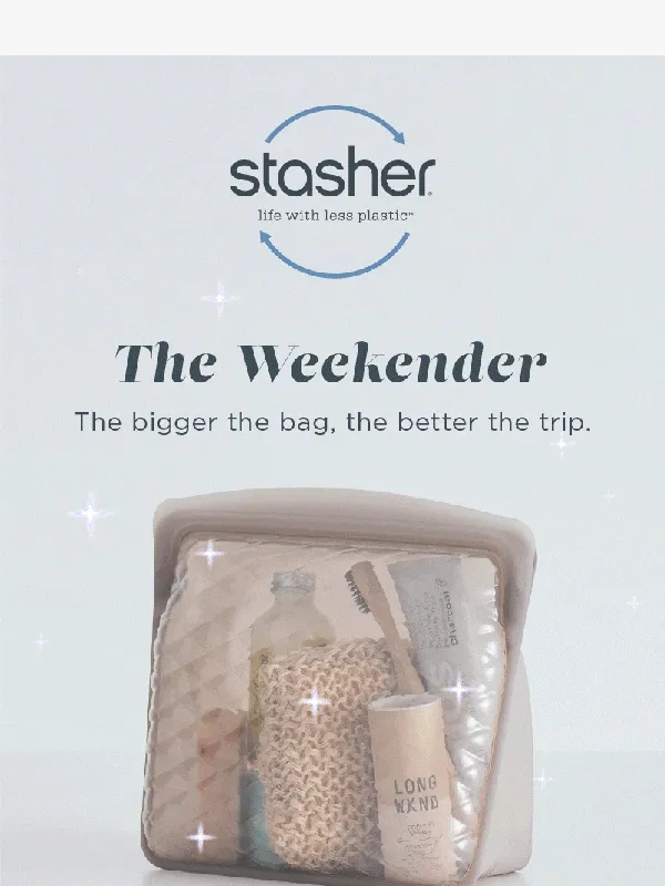 stasher - Cheers to the WEEKENDER ✈️