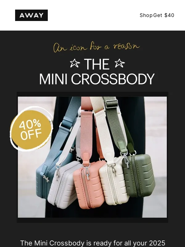 Away - Limited time only: 40% off Mini Crossbodies