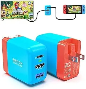 Mirabox 36W Portable Switch Dock Charger for Nintendo Switch