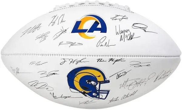 Los Angeles Rams Signature Football