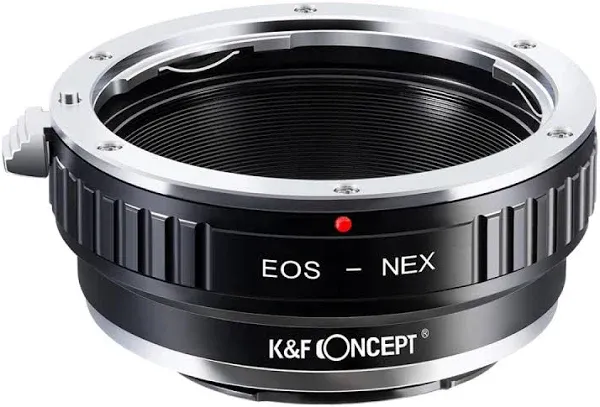 Lens Mount Adapter Manual Focus Compatible with Canon EOS Lens to Sony Alpha Nex E-Mount Camera Body,Compatible for Sony Nex-3