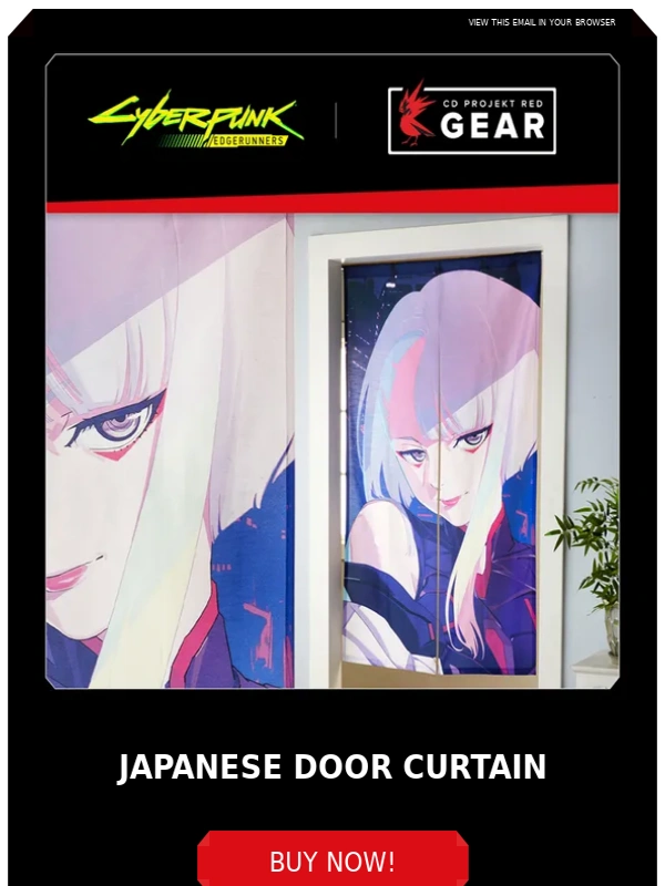 Cyberpunk - Cyberpunk Edgerunners Japanese Door Curtain 35% off!