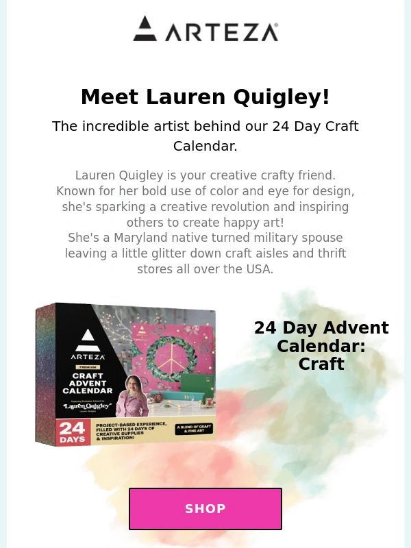 Arteza - ? Last Chance to Get Our Incredible Advent Calendars!