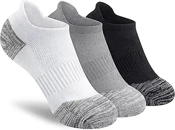 Womens Low Cut Running Ankle Socks – Cushioned Athletic Socks with Arch Support for Hiking 3-5 Pairs