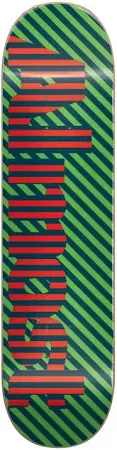 Almost Stripes Green Deck 8.0 x 31.6