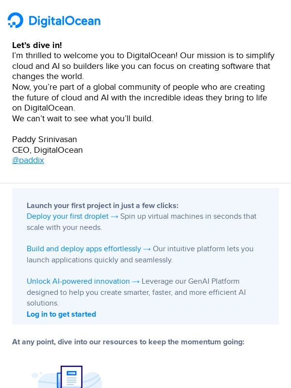 DigitalOcean - Welcome to DigitalOcean