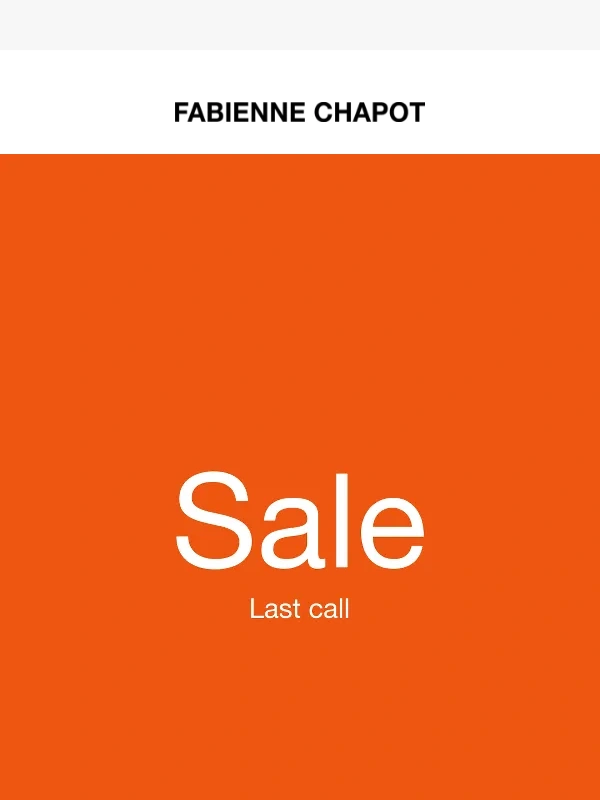 Fabienne Chapot - Sale is ending tonight | -20% extra!