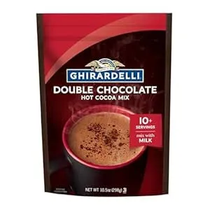 GHIRARDELLI Double Chocolate Hot Cocoa Mix-Pack of 6, 10.5 oz. Bags-$8.45-Amazon-Huge YMMV