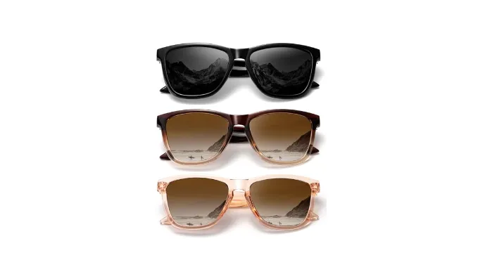 QALLY Sunglasses-women Polarized Sunglasses-womens: Trendy Sun Glasses polarized UV400 Protection Fashion Sunglasses