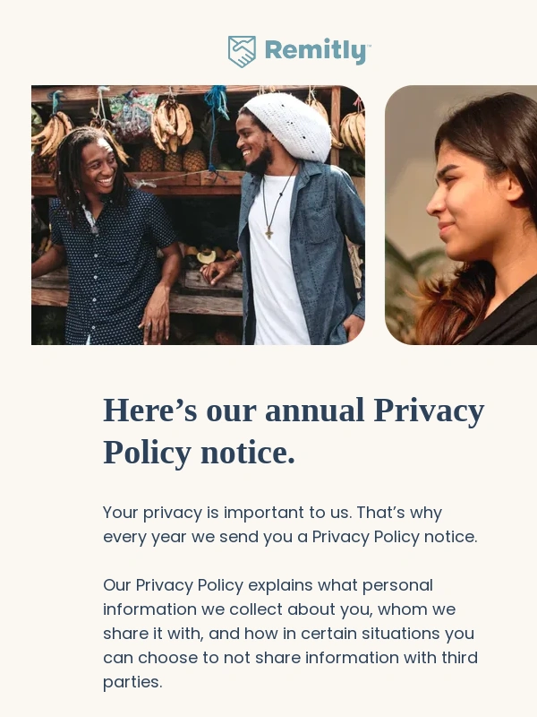 Remitly - ? Our 2023 Privacy Policy