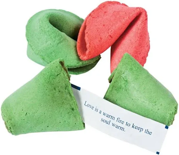 Christmas Fortune Cookies