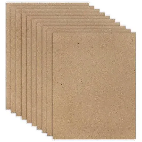 1X Heavy 8.5x11 Chipboard Sheets 10 Pack