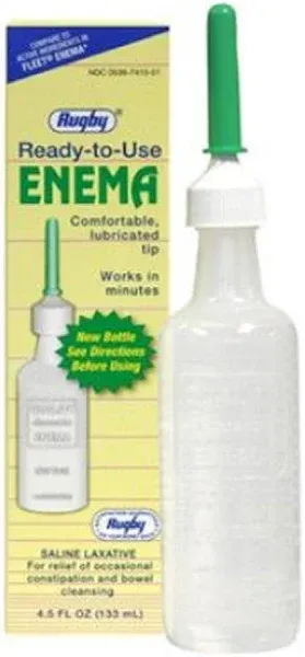 Rugby Disposable Enema Saline
