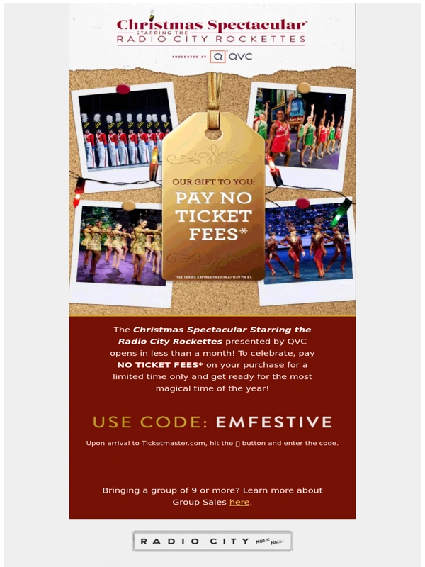 Rockettes - LIMITED TIME: Exclusive Ticket Offer ?