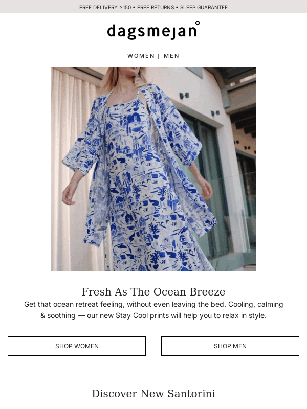 Dagsmejan - ? Santorini Nights | New Arrivals!