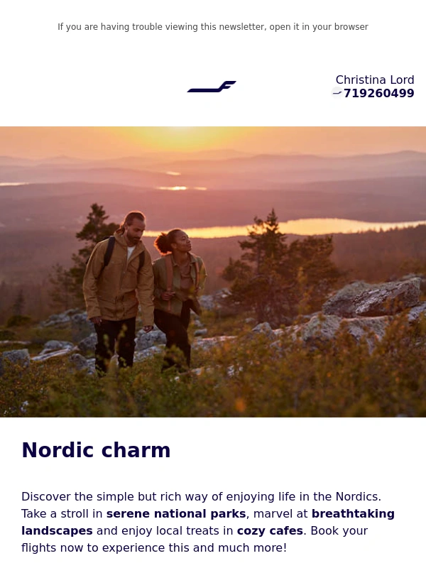 Finnair - The charming Nordics await – book your flights