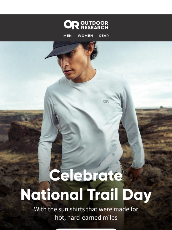 Outdoor Research - Cool Comfort for National Trail Day