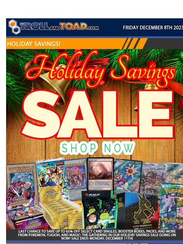 Troll And Toad - ?Holiday Savings Sale Ends Soon!?Yugioh Fire Kings Structure Deck Out Now
