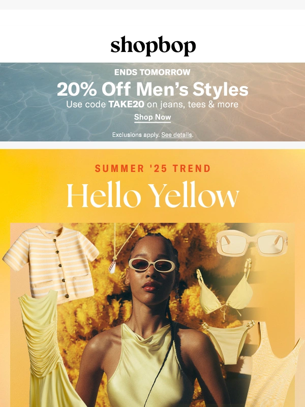 Shopbop - Color crush: hello yellow ?