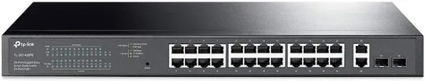 TL-SG1428PE TP-Link 28-Port Gigabit Easy Smart Switch with 24-Port PoE+
