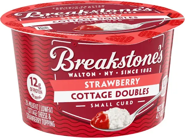 Breakstone's Cottage Doubles Strawberry Cottage Cheese