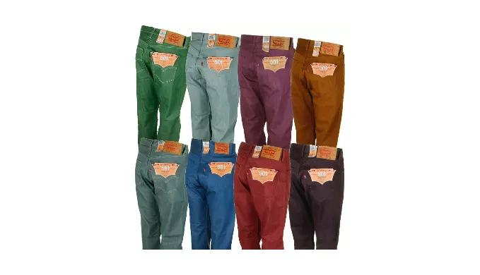 Levis Mens 501 Original Shrink to Fit Button Fly Denim Jeans