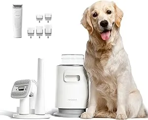 P0 Lite Pet Grooming Kit & Vacuum - 99% Pet Hair Removal for Cats, 4 Grooming Tools, Low Noise, Cat Brush Not Included