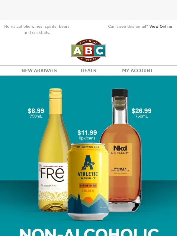 ABC Fine Wine & Spirits - Zero proof drinks? We have those too