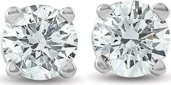 Pompeii 1/3 ctw Diamond Stud Earrings in 14K White Gold