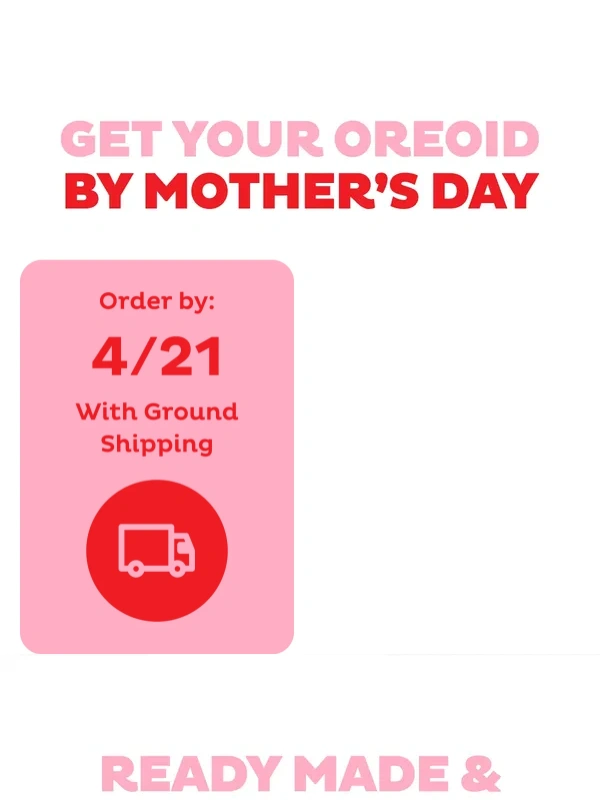 Oreo - Last Chance: 15% Off Custom Mother's Day Cookies