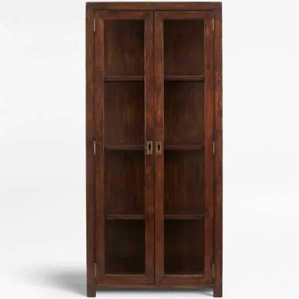 Morris Chocolate Brown Bookcase Cabinet