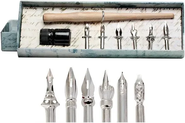 Creative Mark Calligraphy Vintage Drawing Nibs Set of 6