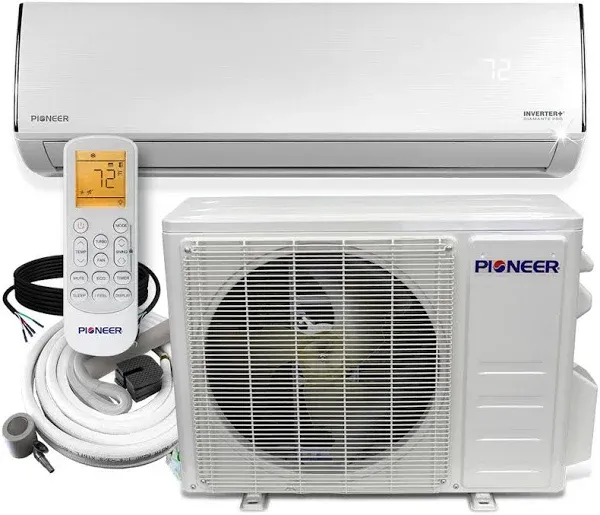 Pioneer Diamante Pro Series 24,000 BTU Ductless Mini- Split Air Conditioner with Heat Pump