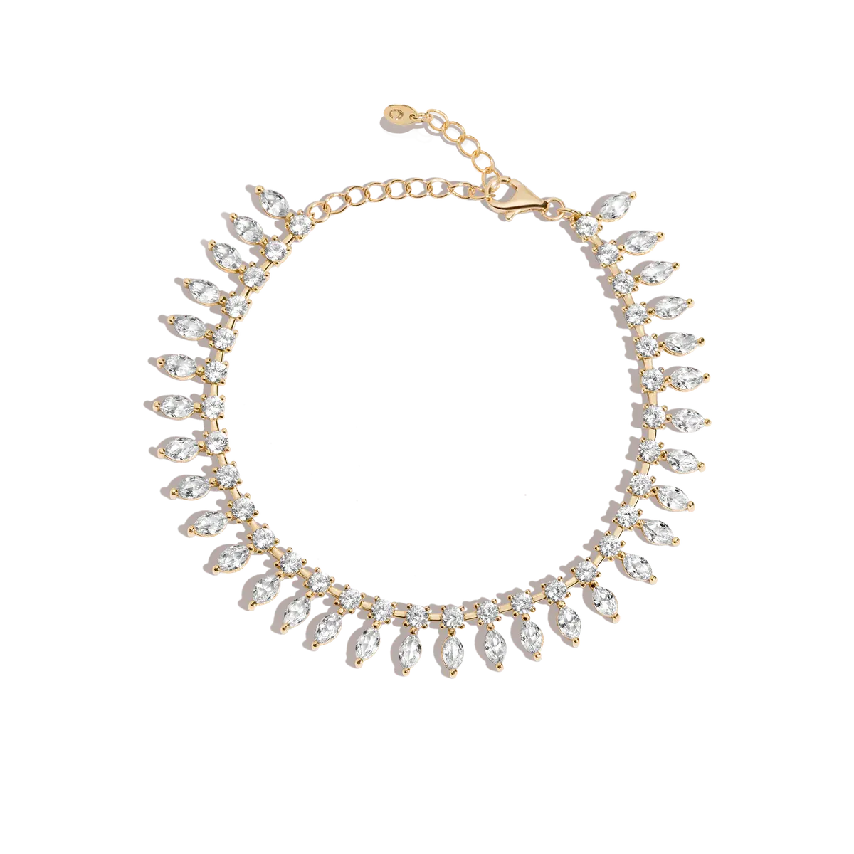 Aurate x Frye: Marquise Fringe Bracelet