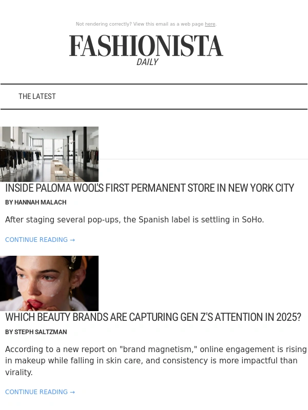 Fashionista - Inside Paloma Wool's First Permanent Store in New York City