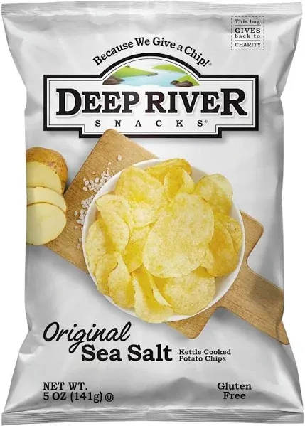 Deep River Snacks Original Sea Salt Kettle Potato Chips