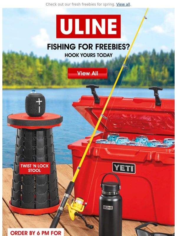 Uline - Get Hooked on Free Offers