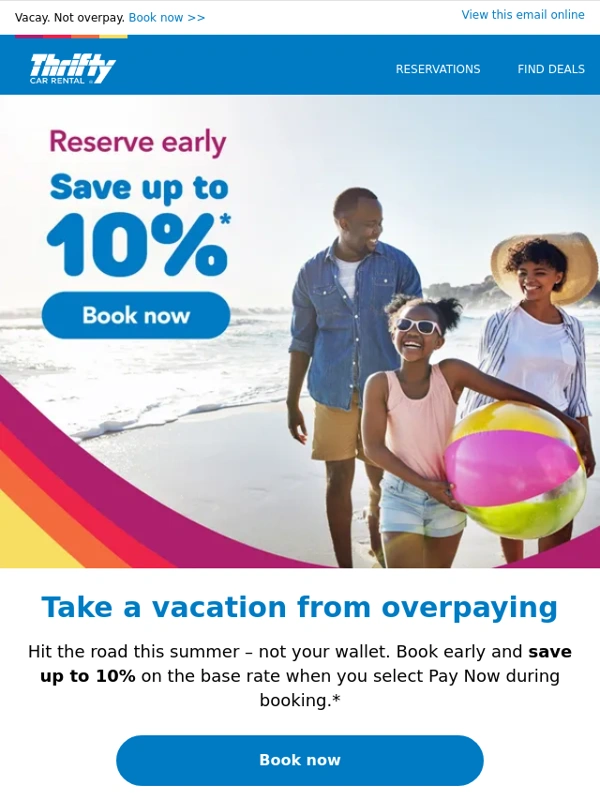 Thrifty - ☀️Save up to 10% on your summer road trip