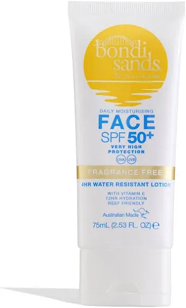 Bondi Sands SPF 50+ Face Sunscreen Fragrance Free
