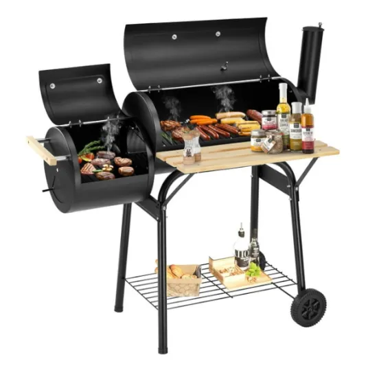Segmart BBQ charcoal grill with smoker