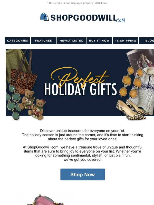 Goodwill - Find the Perfect Holiday Gifts at ShopGoodwill.com